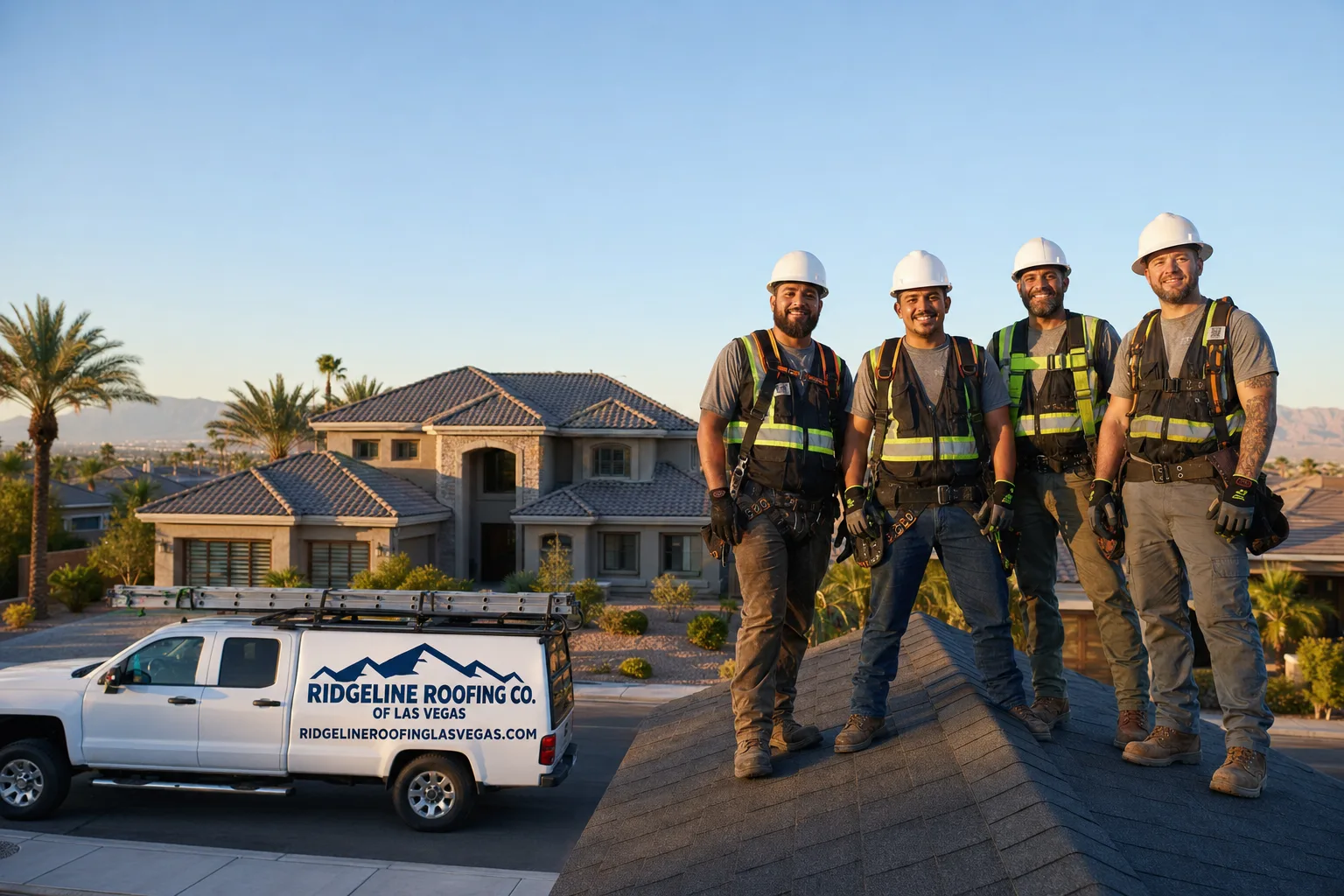 Ridgeline Roofing Co. of Las Vegas roofing team